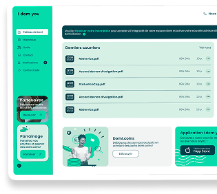 Apercu frontal du projet IDomYou